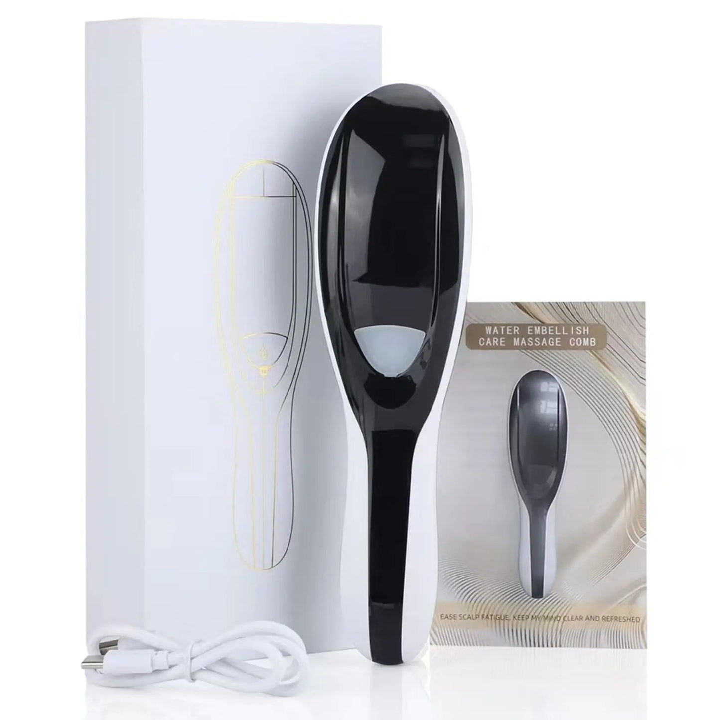 LuminaGro: Electric LED Scalp Massage Comb