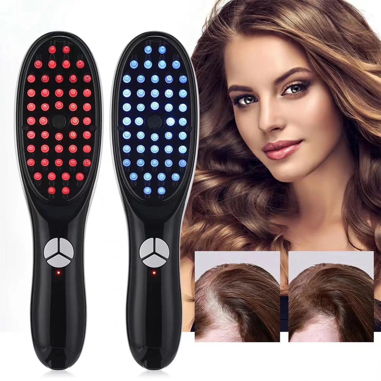 LuminaGro: Electric LED Scalp Massage Comb