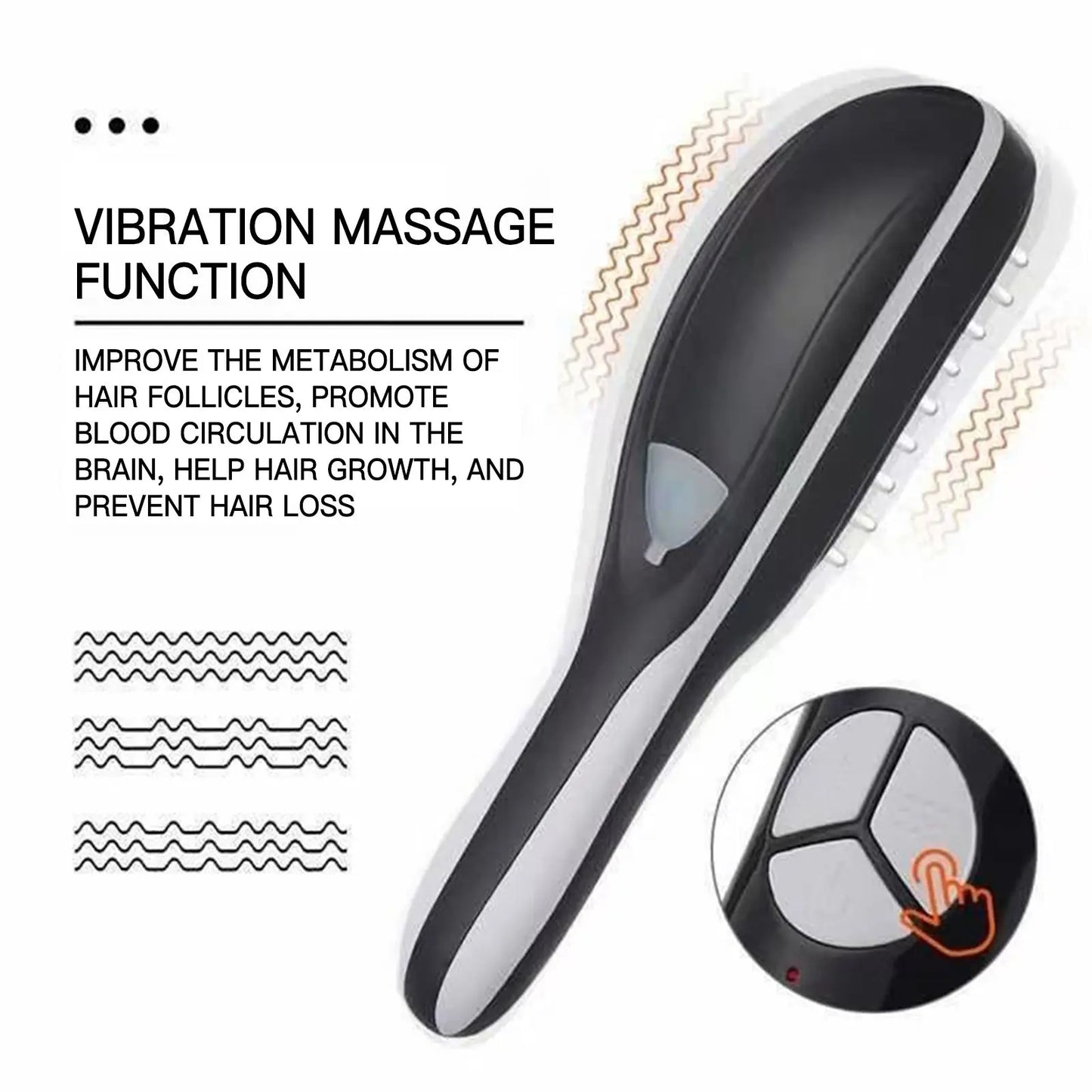 LuminaGro: Electric LED Scalp Massage Comb